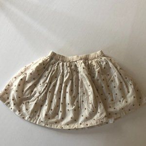 Arsène et les Pipelettes embroidered skirt